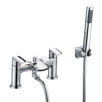 Centa Modern Set of Bathroom Basin Sink Mixer Tap And Bath Shower Mixer Tap - 8