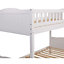Centaurus Kids Wooden Bunk Bed, White