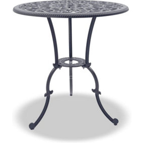 Centurion Supports BANGUI Garden and Patio Cast Aluminium Bistro Table Grey