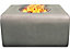 Centurion Supports Fireology ADELPHI Dark Grey Lavish Garden Outdoor Fire Pit with Eco-Stone Finish - Fully Assembled