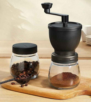 Ceramic Burr Mini Hand Coffee Grinder Kitchen Manual Bean Stainless ...