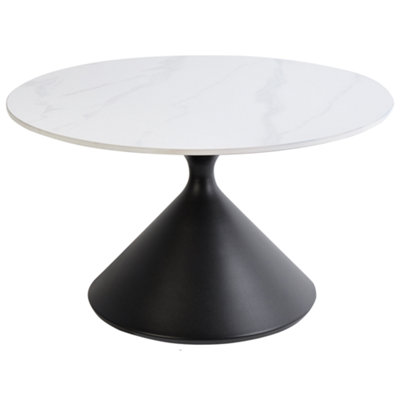 Ceramic Coffee Table Black HAIWEE