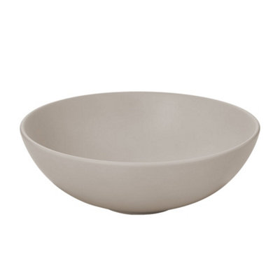Ceramic Countertop Washbasin with Waste Set, Khaki