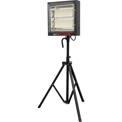 Ceramic Heater with Tripod Stand - 1400 to 2800W - Instant Heat - Remote Control