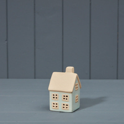 Ceramic House White Decoration Home Wedding Gift Present (10.5cm) DIY