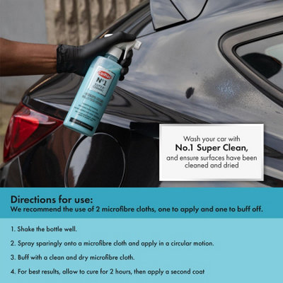 Ceramic SiO2 Wax CarPlan No.1 Super Ceramic Polymer Paint Protection 600ml x3 - 7