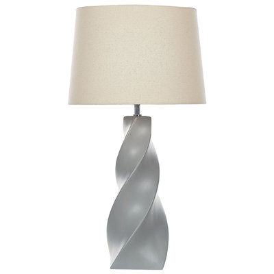 Ceramic Table Lamp Grey BELAYA