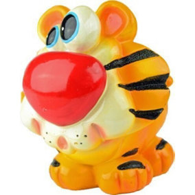 Ceramic Tiger Piggy Bank Fun Novelty Savings Cash Kids Fun Ornament Xmas Gift