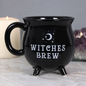 Ceramic Witches Brew Cauldron Halloween Mug (500 ml)