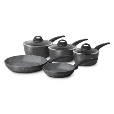 Cerastone Forged 5 Piece Pan Set Graphite