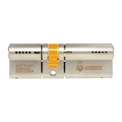 CERBERUS TS007 3-Star Euro Cylinder SSD Door Lock - 40/50 (90mm)
