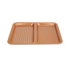 Cermalon Copper Twin Section Baking Tray