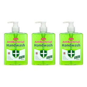 Certex Antibacterial Handwash Tea Tree & Aloe Vera Green 500ml - Safe, gentle and effective - Pack of 3