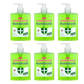 Certex Antibacterial Handwash Tea Tree & Aloe Vera Green 500ml - Safe, gentle and effective - Pack of 6