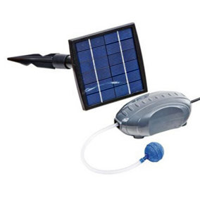 Certikin Air Pump and Solar Panel Set 120L/h Suitable for Ponds of up to 4000 L
