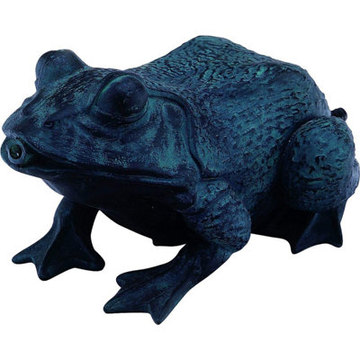 Certikin Bronze Decorative Frog Water Spraying Spitter for Ponds