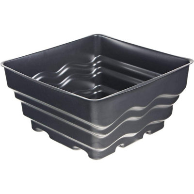 Certikin Preformed Square Water Garden 70 Litters Black 58 x 58 x 30cm