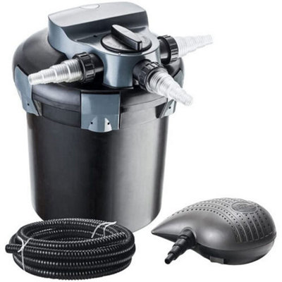 Certikin Pressure Filter Set with Pump Garden Pond Filtration P4100