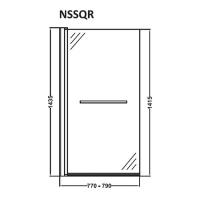Cesar 1700 x 700mm Acrylic Square Edged Single Ended White Straight Bath Square Screen with Towel Rail & Front,End Panel