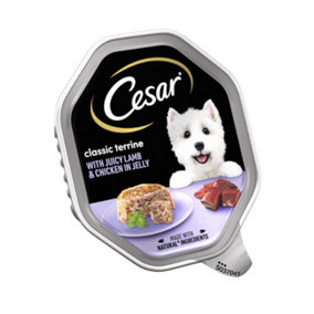 Cesar Classic Terrine With Lamb & Chicken In Jelly 150g x 14