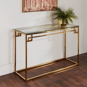 Cesar Gold Plated Console Table
