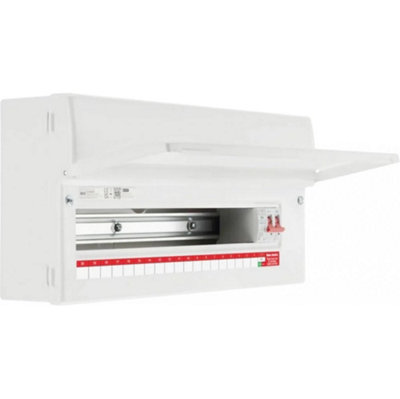 CF22MS19 Suface Mounted 22 Module, 19 Ways with 100A Main Switch and Type 2 SPD Consumer Unit