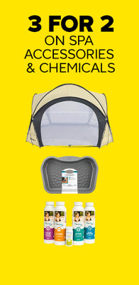 3 for 2 on selected Spa Accessories