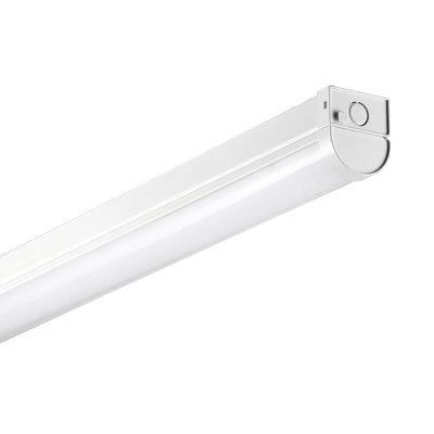 CGC 10W Single LED Batten 2ft 0.6m IP20 Hinged Strip Light 1300 Lumen ...