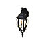 CGC ALEXA Black Vintage Lantern Outdoor Wall Light