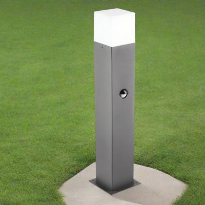 CGC AMARA Dark Grey Anthracite Outdoor Post Light With PIR Motion Sensor