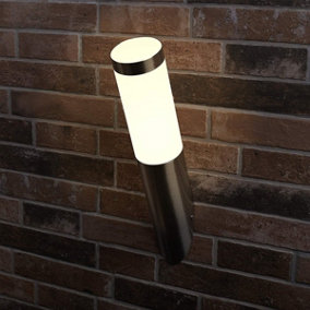 CGC ASTER Stainless Steel Outdoor Angled Wall Light
