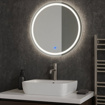 CGC AURELIA 600mm Round LED Mirror Light with 3 CCT switch