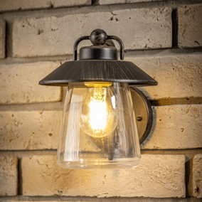 External wall hot sale lights b&q