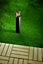 CGC Black Outdoor 0.5m Post Bollard Light Smoked Diffuser Modern Design Garden Patio Outside Driveway Path E27 IP54 Weatherproof
