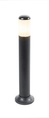 CGC Black Post Bollard Light Outdoor Garden Pathway IP54
