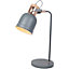 CGC CHAR Grey and Copper Desk Lamp Study Light Adjustable Head