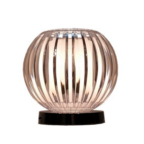 CGC Clear Acyrlic Crystal Style Pad Table Lamp Round Dome Shape
