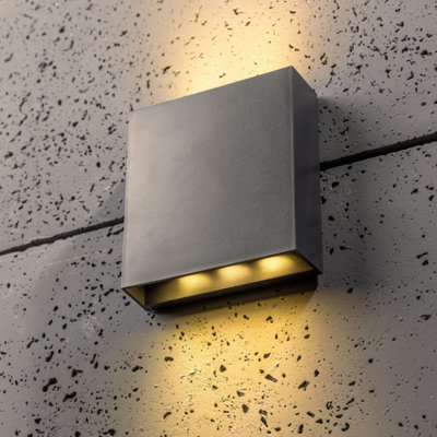 Outdoor up and down lights grey new arrivals