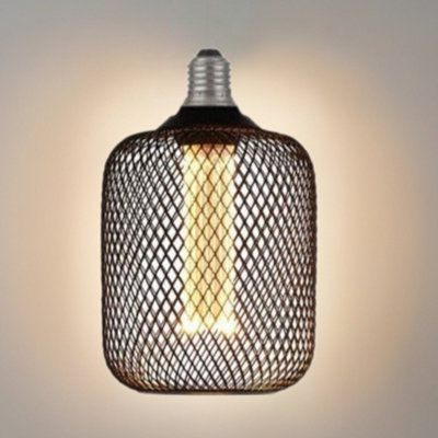 CGC Decorative Black Mesh Dimmable LED Bulb 1800K Ultra Warm