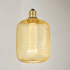 CGC Decorative Gold Mesh Dimmable LED Bulb 1800K Ultra Warm