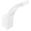 CGC Garden Porch Outdoor Wall Light White LED Curved