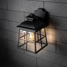CGC HENRI Black Outdoor Wall Lantern Light