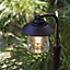CGC ISABELLA Black & Bronze Vintage Single Post Lantern