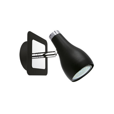 CGC JONAH Black Chrome Adjustable Ceiling Wall LED Light