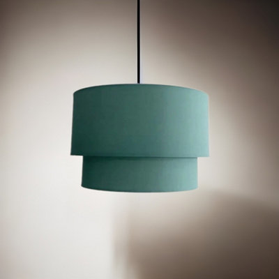 Teal lamp deals shade b&q