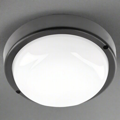 CGC KODO Black Round Ceiling Wall Light Surface Mount LED, 18W, 1620lm, 4000K