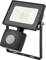 CGC Lighting 10W PIR Motion Sensor 1050lm LED Floodlight 4000k IP65 Flood Light