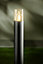 CGC Lighting Black Mains-powered 1 lamp LED Indoor & outdoor Bollard light (H)800mm