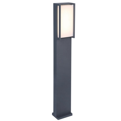 CGC MARLA Dark Grey Rectangular LED Post Light