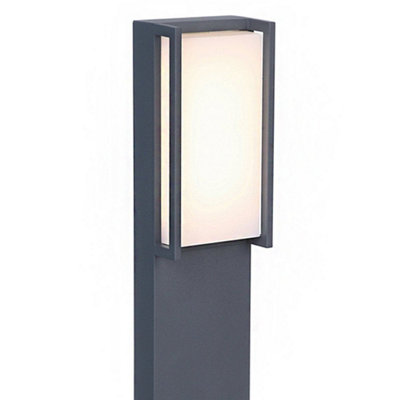 CGC MARLA Dark Grey Rectangular LED Post Light